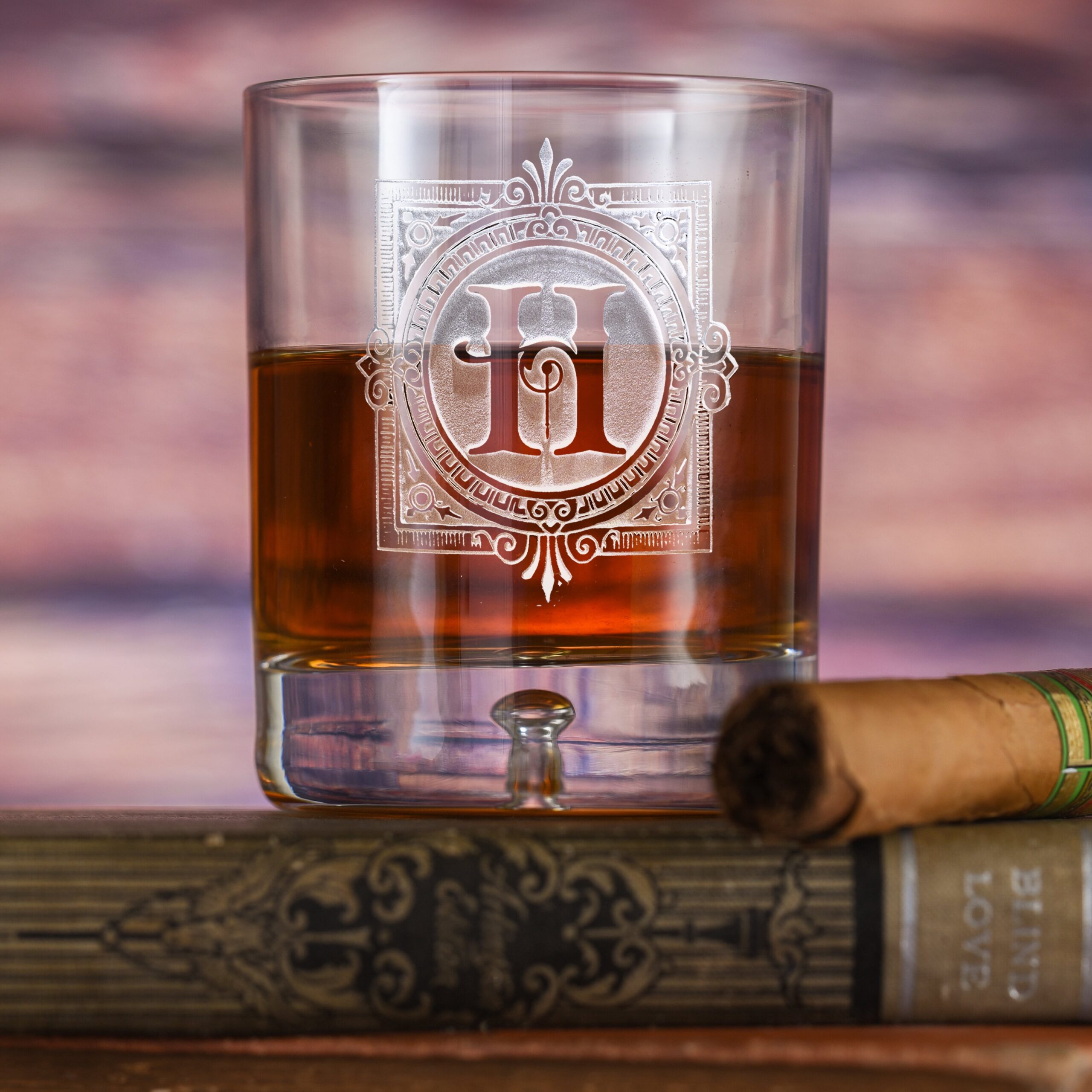 maechi Custom Crystal Scotch Glasses – Personalized Set