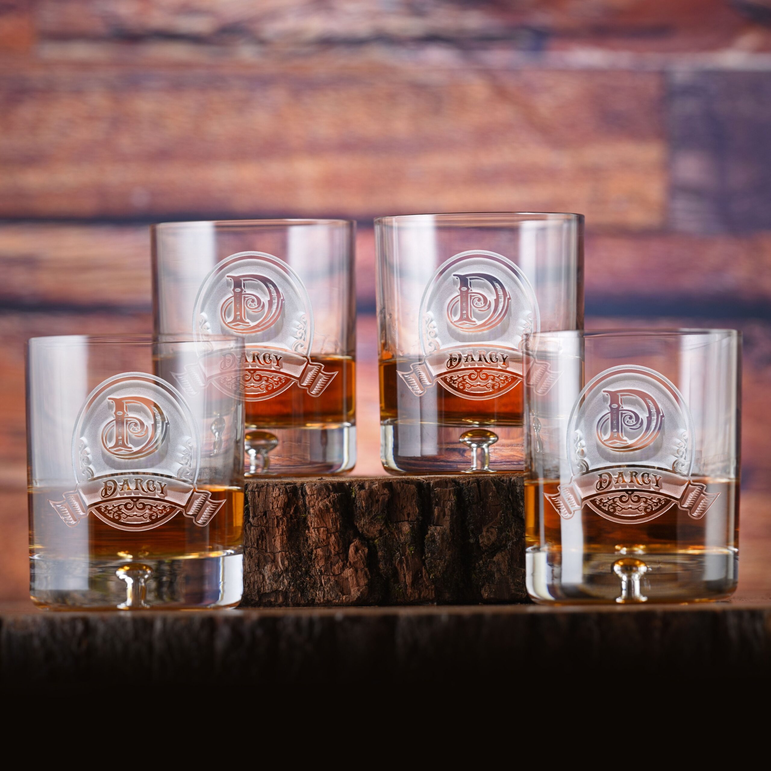 maechi Crystal Whiskey Glasses Set of 4 – Elegant Barware